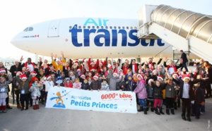 Air Transat embarque les "Petits Princes" à la rencontre du Père Noël