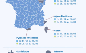 Soldes d’hiver en France : le calendrier région par région