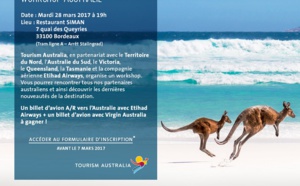 Tourism Australia en workshop à Bordeaux et Toulouse