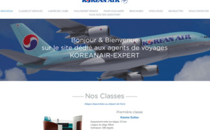 Korean Air lance un site dédié aux agences de voyages