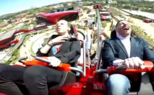 Ferrari Land : un homme percuté par un pigeon en pleine accélération (Vidéo)