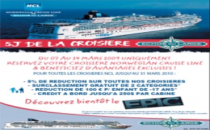 Echos du Large relance son opération les ''5J de la Croisière''