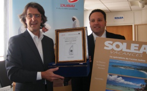 Soléa labellisé par le Département de Tourisme de Dubai Soléa labellisé par le Département de Tourisme de Dubai