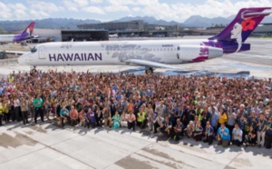 Hawaiian Airlines met un B717 à ses nouvelles couleurs
