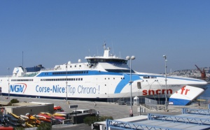 Nice : réouverture du Nice-Bastia (SNCM) avec le NGV Liamone