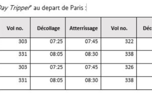 Été 2017 : British Airways lance une offre à la journée entre Paris et Londres