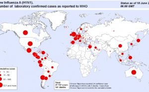 Grippe A : l'OMS a déclaré l'état de Pandémie