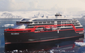 Hurtigruten lance son MS Roald Amundsen à l'assaut de l'Antarctique