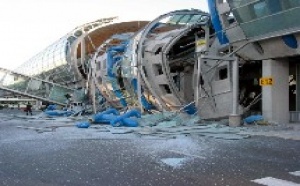 Roissy: terminal 2E reconstruit à l'identique