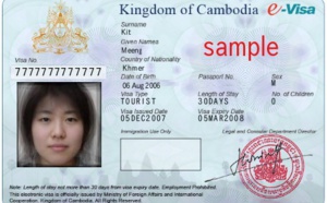 Visa électronique : le Cambodge réduit le nombre de points d'entrée