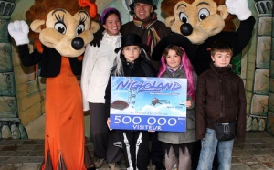 Nigloland accueille son 500 000ème visiteur