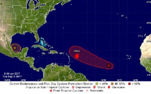 Caraïbes : de nombreux vols annulés et reportés à l’approche de l'ouragan Irma