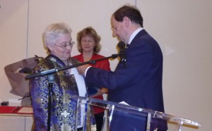 Annette Masson Officier dans l'Ordre National du Mérite