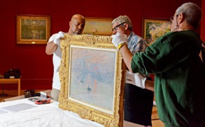 Le tableau de Claude Monet "Impression soleil levant" arrive au Havre
