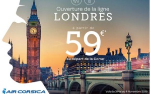 Air Corsica ouvre Londres Stansted au départ de Corse