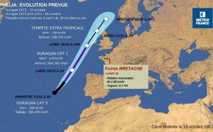 L'ouragan Ophelia se dirige vers les côtes irlandaises
