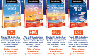 Wonderbox et MisterFly lancent les coffrets "vols aller-retour" vendus en agences !