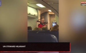 Aérien : un steward fait le "show" pendant les consignes de sécurité (Vidéo)