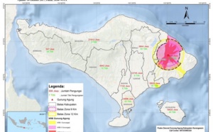 Indonésie : le mont Agung provoque la fermeture de l'aéroport de Bali