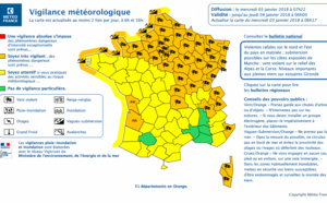 Tempête : Eleanor traverse le Nord et l'Est de la France