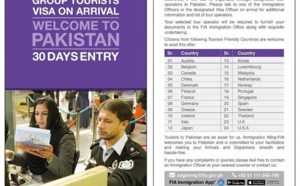 Voyages d'affaires : le Pakistan délivre des visas aux aéroports
