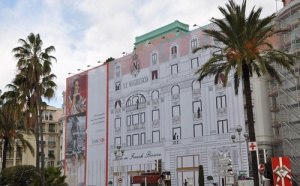 Negresco à Nice : l’hôtel en chantier habille sa façade
