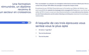 Air France teste son futur PNC par un site web