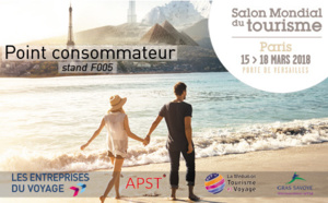 Salon Mondial du Tourisme  : EDV, APST et MTV animeront un stant "point consommateur"