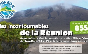 Séjour spécial groupes 8 jours/7 nuits  "Les incontournables de la Réunion" à partir de 855 euros TTC par personne  avec Bourbon Tourisme