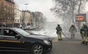 Bruxelles : les taxis en colère bloquent la ville
