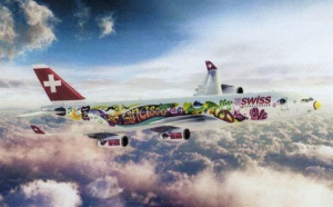 Un avion SWISS « Flower Power » aux couleurs de San Francisco