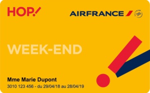 HOP! Air France : la carte Week-End valable sur les lignes saisonnières corses