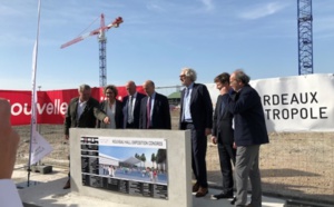 Bordeaux : pose de la 1ère pierre du nouveau hall d'expositions et de congrès