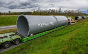 Hyperloop : les premiers tubes arrivent en France