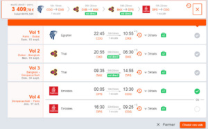 MisterFly propose un outil multi-destinations