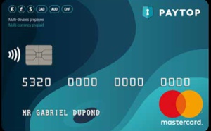 Carte prépayée : PayTop ajoute le Franc Suisse, le Dollar canadien et australien