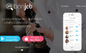 Emploi : BonJob, une solution mobile de recrutement dans l’hôtellerie-restauration