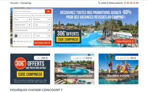 Cdiscount Voyages élargit son offre avec l’hôtellerie de plein air