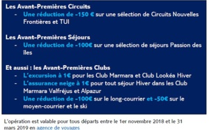 Circuits : TUI lance ses « Avant-Premières »