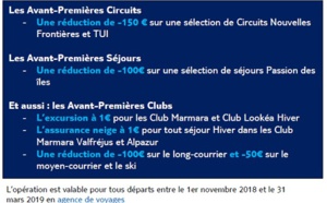 Circuits : TUI lance ses « Avant-Premières » Circuits : TUI lance ses « Avant-Premières »