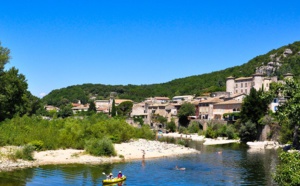 Vogüé, un corridor en Ardèche