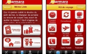 Marmara : une appli iPhone pour ''préparer et vivre de bonnes vacances''