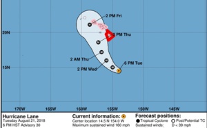 Hawai placée en "alerte ouragan"