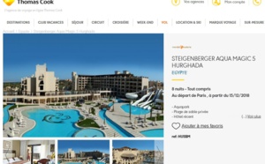 Egypte : Thomas Cook retire provisoirement le Steigenberger Aqua Magic Hotel de la vente
