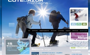 Un nouveau site « neige et Ski » sur la Côte d’Azur