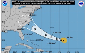 USA : Florence classée en "ouragan majeur" va toucher la côte Est