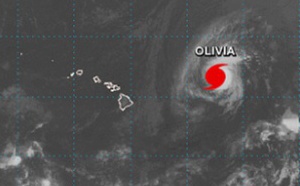 Hawaï : l'Ouragan Olivia s'approche des côtes