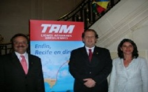 Tam : inauguration de la ligne Paris-Recife
