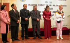 Hanoï : millionième passager pour Asia Hanoï : millionième passager pour Asia