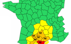 Météo France : l'Aude placée en vigilance rouge